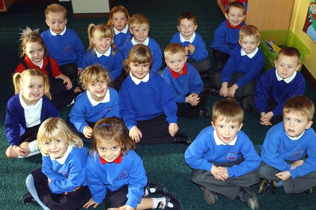 These pupils at Throston Grange were just starting out at school in 2003. Have you spotted anyone you know?