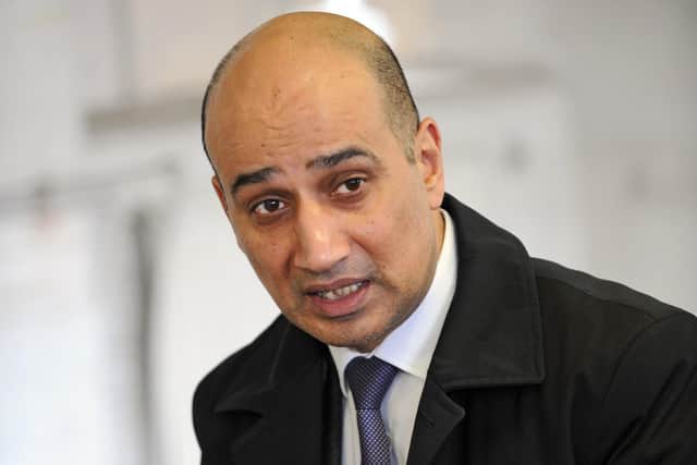 Coun Mazher Iqbal, Sheffield cabinet member for business and investment.