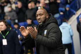 Darren Moore wasn't unhappy with Sheffield Wednesday's performance against Fleetwood Town. (Steve Ellis)