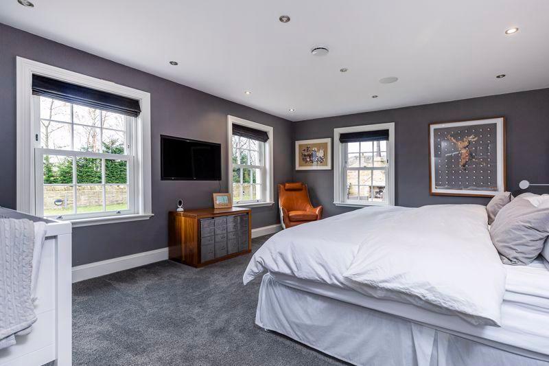 The master bedroom suite is located on the ground floor.