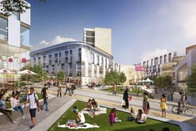 The university's new 'Heart of the Campus' is set to be on Howard Street.