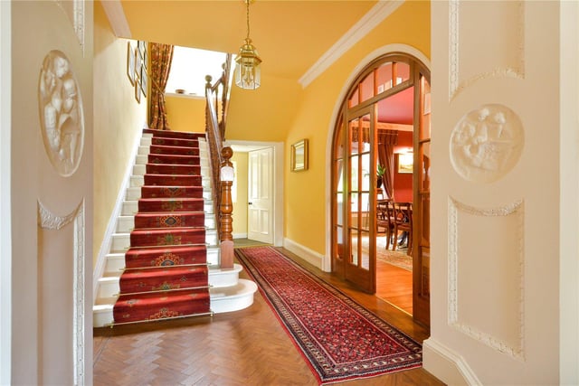 Hallway and staircase.