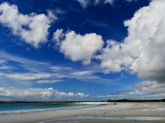 "Taken after we’d visited the puffin colony at Castle O’Burrian on the eastern side of the island. I was particularly struck by the vastness of the sky and the way the couple walking on the beach seem so insignificant in comparison." Gordon Lawrie, Dunblane
