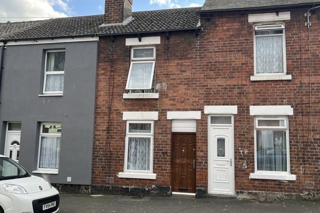 A two bedroom terrace house on Popple Street, Page Hall, has a guide price of £45,000. It is let at £95 per week by way of an established shorthold tenancy.