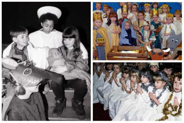 These pictures show nativities plays performed by Sheffield schools across the 80s, 90s the 2000s and the 2010s
