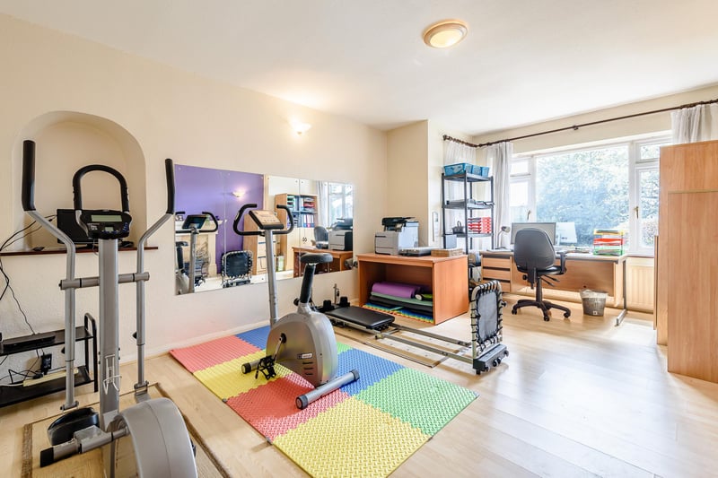 This versatile rom could be a gym, an office or a bedroom - there's certainly plenty of space.