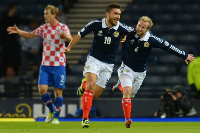 Barry Bannan helped Scotland beat Luka Modric's Croatia twice before he joined Sheffield Wednesday. (Photo by Mark Runnacles/Getty Images)