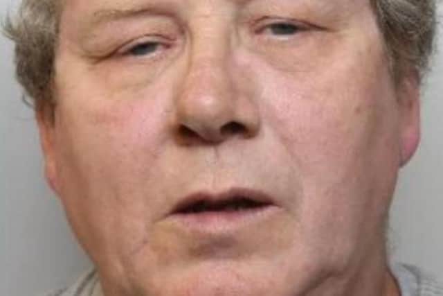 Pictured is Anthony Woodward, aged 60, of Hatfield House Lane, near Shiregreen, Sheffield, who was sentenced at Sheffield Crown Court to 15-and-a-half years of custody after he was found guilty following a trial of raping a teenage girl and sexually assaulting her, and after he was also found guilty of sexually assaulting another young victim.