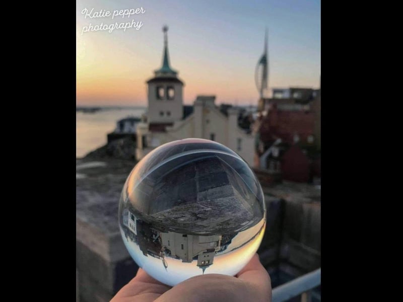 Katie's reflective view from the Hot Walls is a stunner.