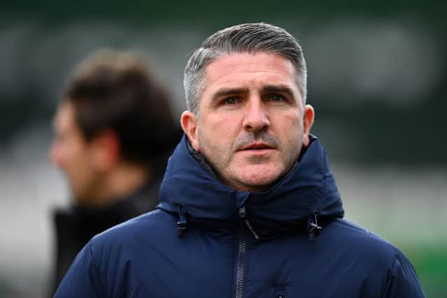 Plymouth Argyle manager Ryan Lowe. (Photo by Dan Mullan/Getty Images)