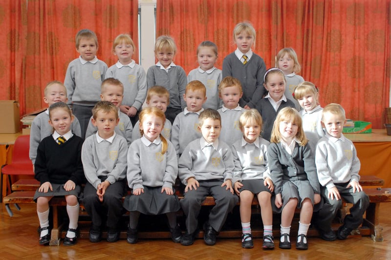 The reception class from 13 years ago. Who do you recognise?