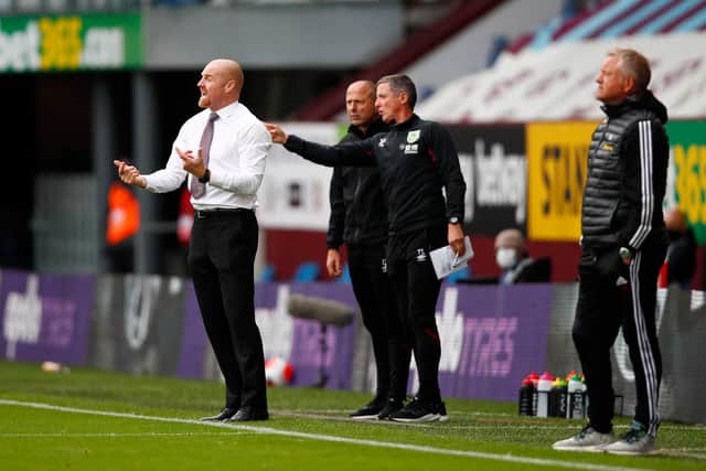 Chris Wilder (R) takes his Sheffield United side to Burnley tonight: Clive Brunskill/Getty Images