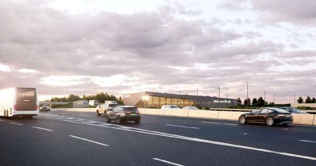The new service station off the M1 at Catcliffe was approved in November 2021, and is now in the building process.