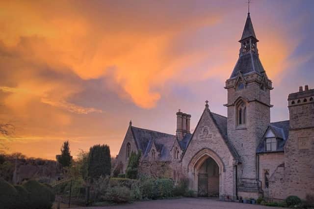 Nestled beneath a moody sky and oozing character charm is The Archway, a three-storey, three-bedroom period property in the grounds of Newstead Abbey, on the market for a minimum of £450,000 with estate agents Gascoines.