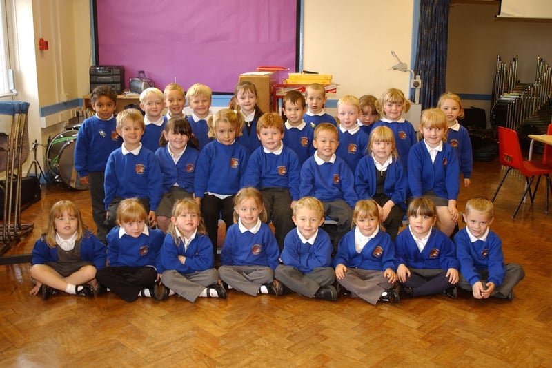 In the picture at Pittington Primary. Who do you recognise?