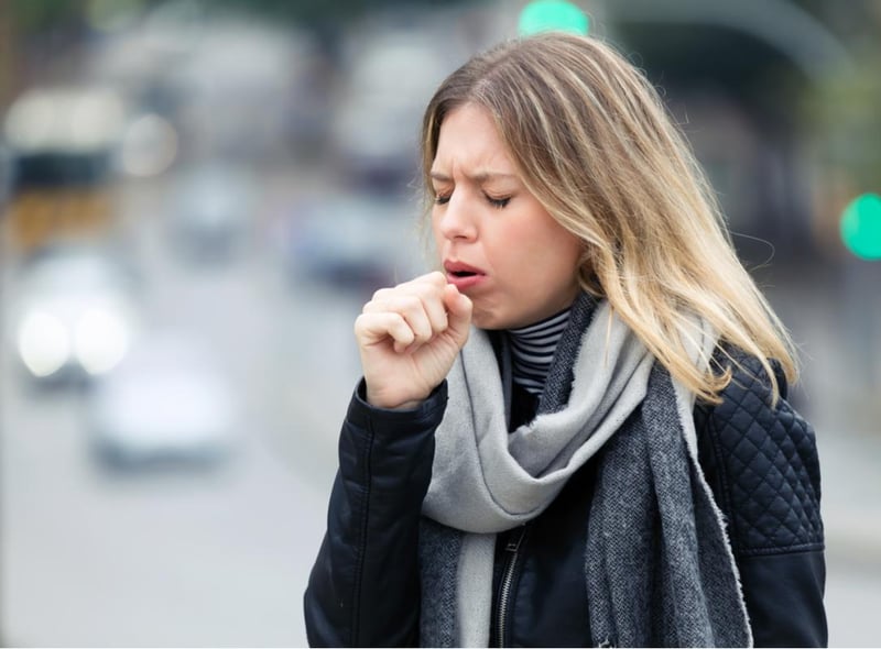 One of the three ‘classic’ symptoms of Covid, a persistent cough means coughing many times a day, for half a day or more, and it will usually be very dry.