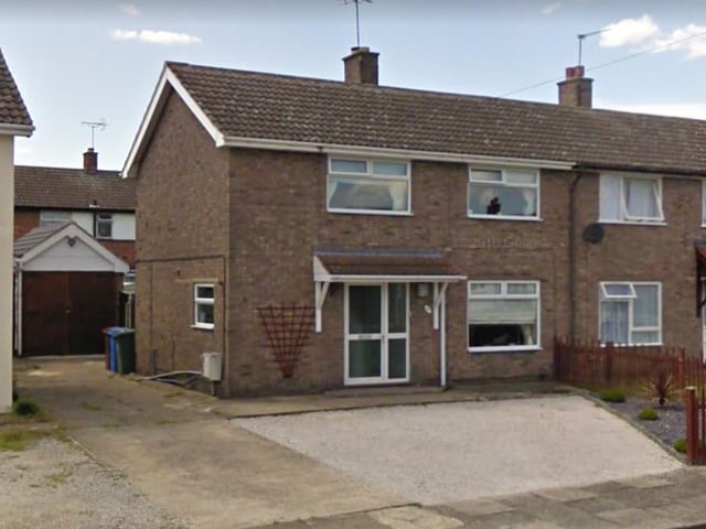 This three bedroom semi-detached house is on a "popular" cul de sac. The door has been replaced since this image was taken. Marketed by Location, 01623 889097.