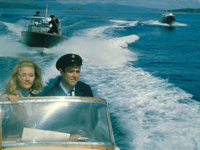 Sean Connery in From Russia With Love with Daniela Bianchi