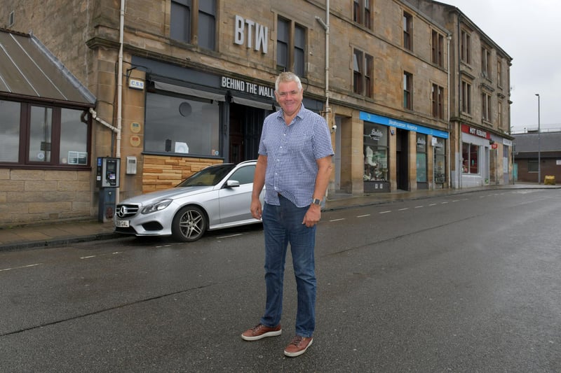 Brian Flynn, owner of Behind The Wall, Falkirk, is planning to serve up an Italian beer and pizza offer this Sunday while the venue screens the England v Italy match. Picture: Michael Gillen.
