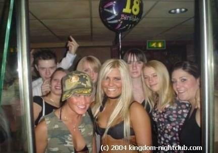 A big 18th birthday party, we're guessing, at Kingdom nightclub in Sheffield