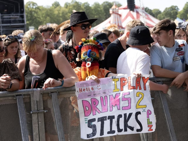 Fans enoy the fun at Tramlines.