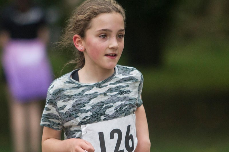 Emily Hush was second in Teviotdale Harriers' U11 and U13 girls' race at the weekend, behind Freya Michie but ahead of Bonnie Scott