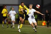 Daniel Jebbison of Burton Albion battles for possession with Nathan Smith of Port Vale (Charlotte Tattersall/Getty Images)