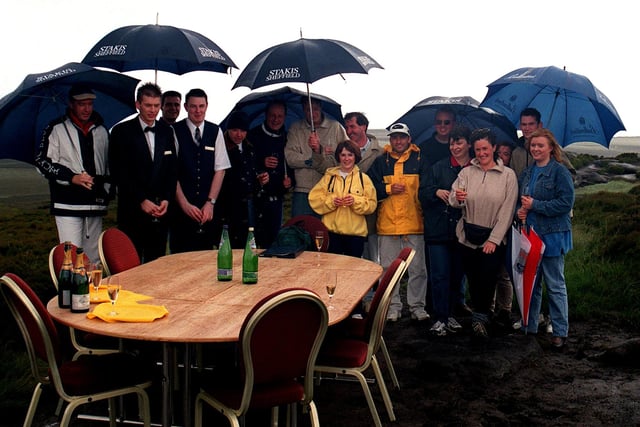 Stakis Hotel staff held board meeting at Stanage Edge in 1998