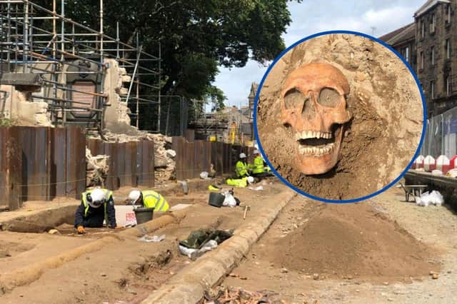 Skeletons discovered in Leith.