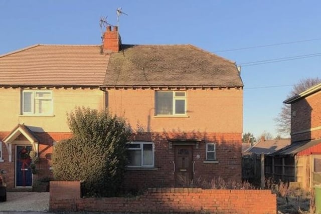 Three-bedroom, semi-detached house - guide price £25,000-plus.