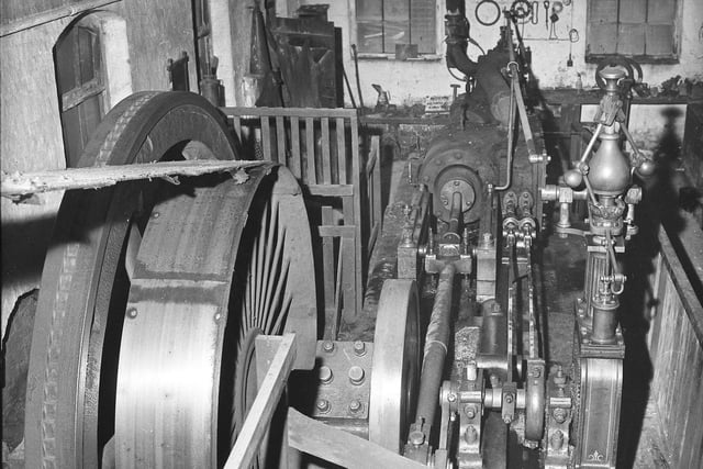 The Shotton Colliery Brickworks steam engine. The colliery closed in 1972 along with the brickworks business.