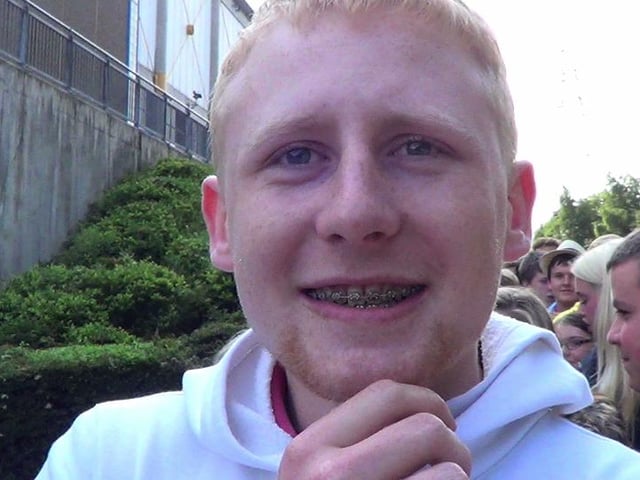 Artic Monkeys fan Jack Sigsworth, 18, in queue for tickets at Sheffield Motorpoint Arena in 2013