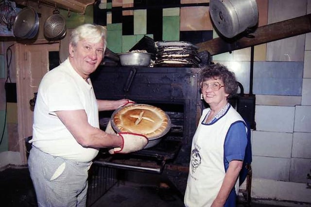 One of the legendary pies at Butler's Dining Rooms, Brook Hill, December 1993