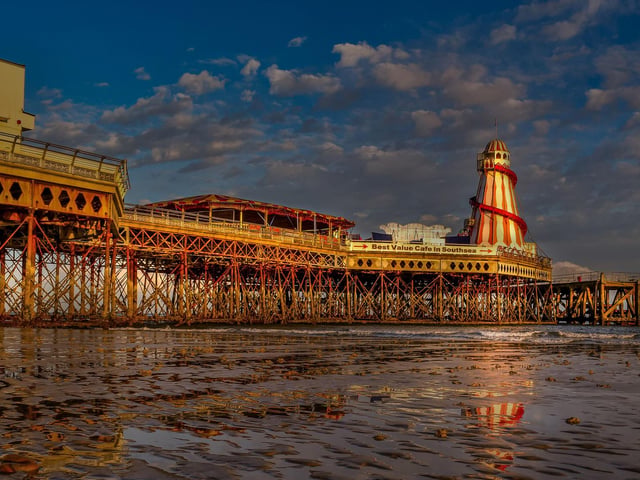 Lovely scene of when the helter-skelter sat on South Parade Pier at Southsea.
Picture: Raymond Clarke