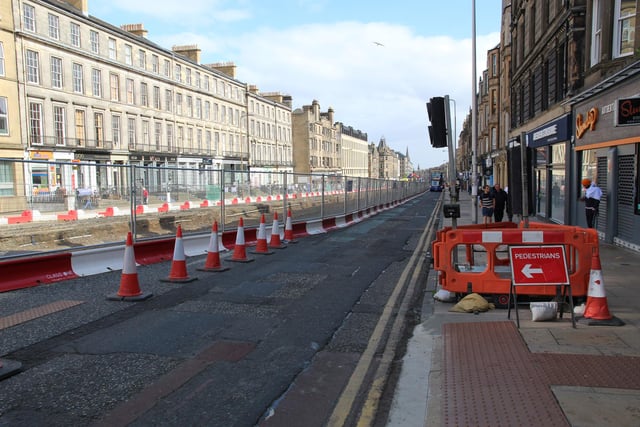 Due to Trams of Newhaven construction, there are several closures on Leith Walk, which will cause disruption during the festive period.