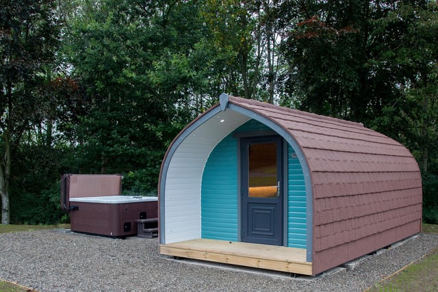 Famed for its autumnal pumpkin patch, guests can now stay on the farm thanks to the addition of colourful glamping pods each with their own hot tubs. Book: https://bit.ly/3cCKPaO