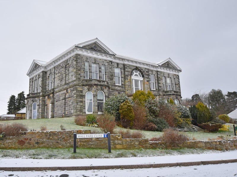 Scalby Hall enjoys an elevated position.