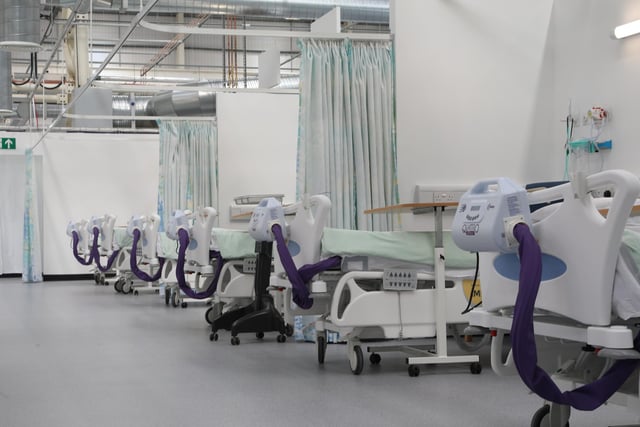 The Nightingale North East hospital has capacity for up to 460 beds, all of which can be ventilated