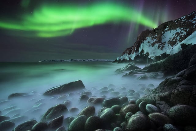 Northern Lights on Russia's Kola Peninsula.