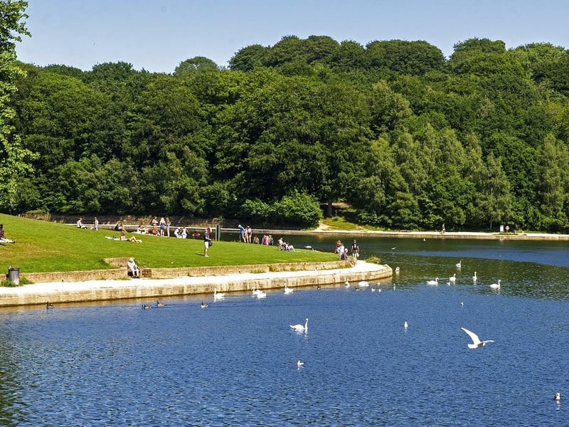 Covering 700 acres of parkland, lakes and woodland, walkers in Roundhay Park have plenty of scenic spots to wander around at this popular outdoor spot, incorporating both tarmac paths and woodland routes.