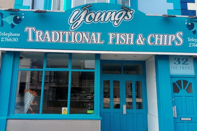 People would normally be queuing up outside the popular fish and chip shop on Good Friday.
