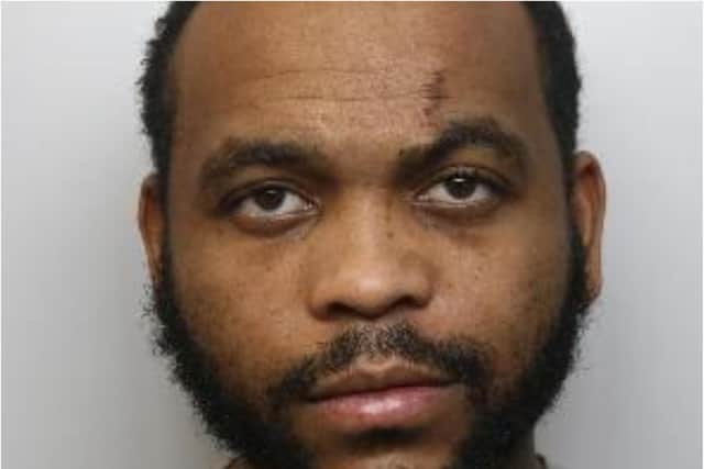 Cory Conyers, 29, has been jailed for 30 months after he accidentally punched his four-week-son during an attack on his wife