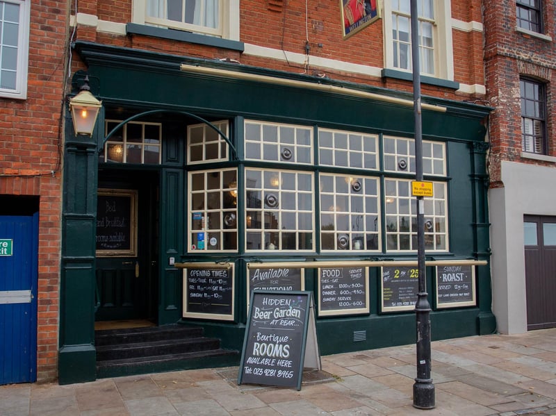 The Wellington Pub in Old Portsmouth is "welcoming and friendly," according to customers. 
