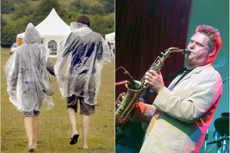 Early showers didn't dampen the fun at the Jools Holland concert in Alnwick in 2006.