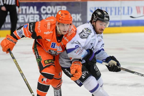 Martin Latal playing against Manchester Storm