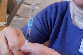 Sheffield is lagging behind international targets for polio vaccinations. Picture shows a health worker preparing a vaccine
