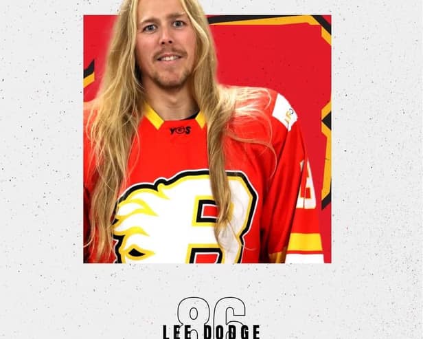 Forward, Lee Dodge, joins the club this year after first skating in March.
