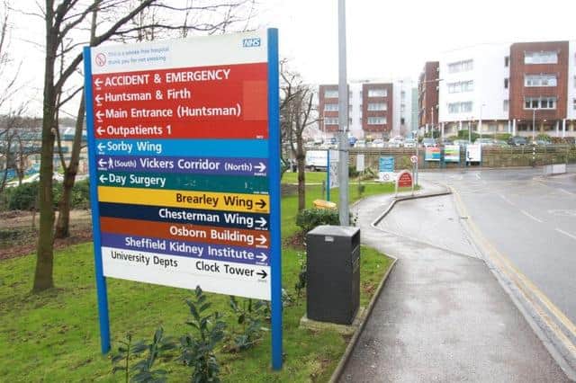 The Northern General Hospital in Sheffield is taking part in the new study