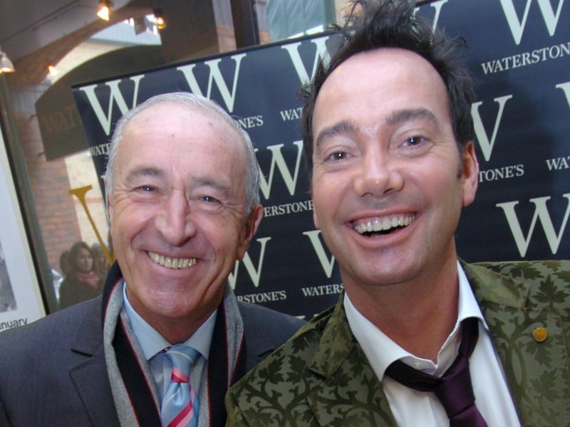 Stictly Come Dancing judges Len Goodman(left) and Craig Revel Horwood prepare to sign copies of their autobiographies at Waterstones, Sheffield. 30 January 2009