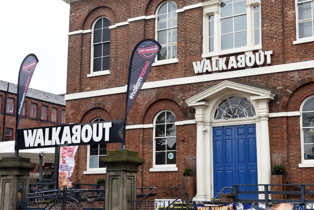 Enjoy tasty dishes and refreshing cold pints at Walkabout Sheffield whilst watching  football on their large HD TVs.